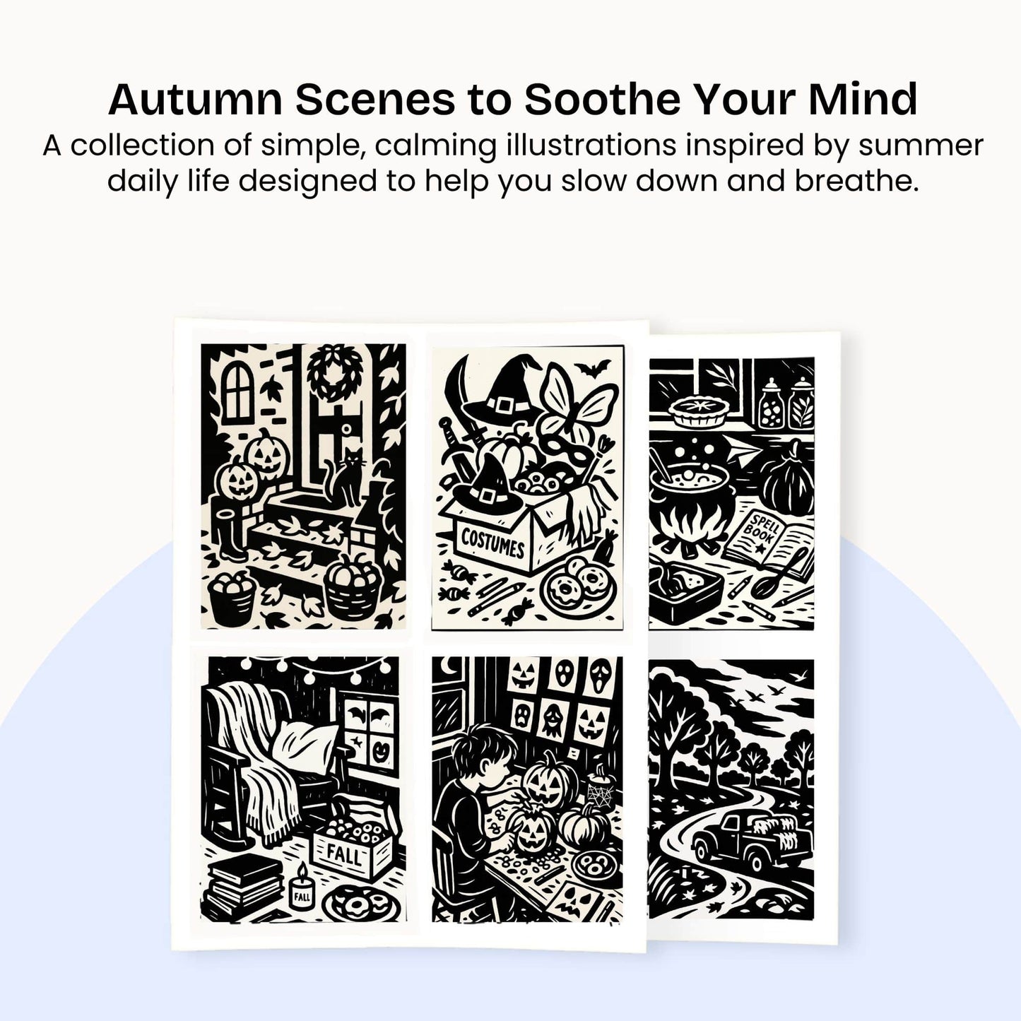 One Color Coloring Book - Autumn Edition (New)
