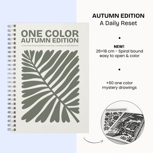 One Color Coloring Book - Autumn Edition (New)