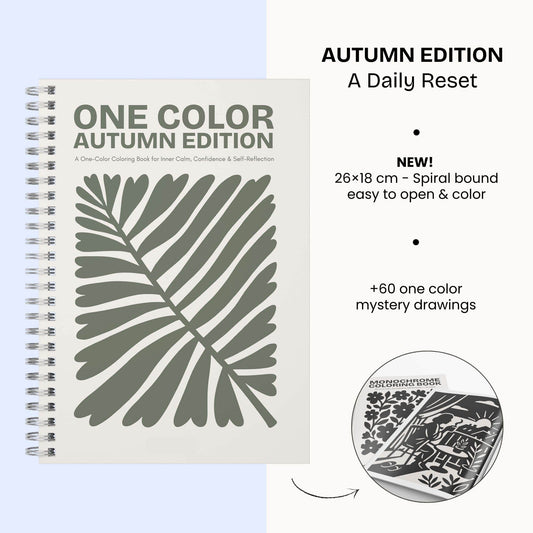 One Color Coloring Book - Autumn Edition (New)