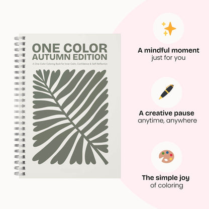 One Color Coloring Book - Autumn Edition (New)
